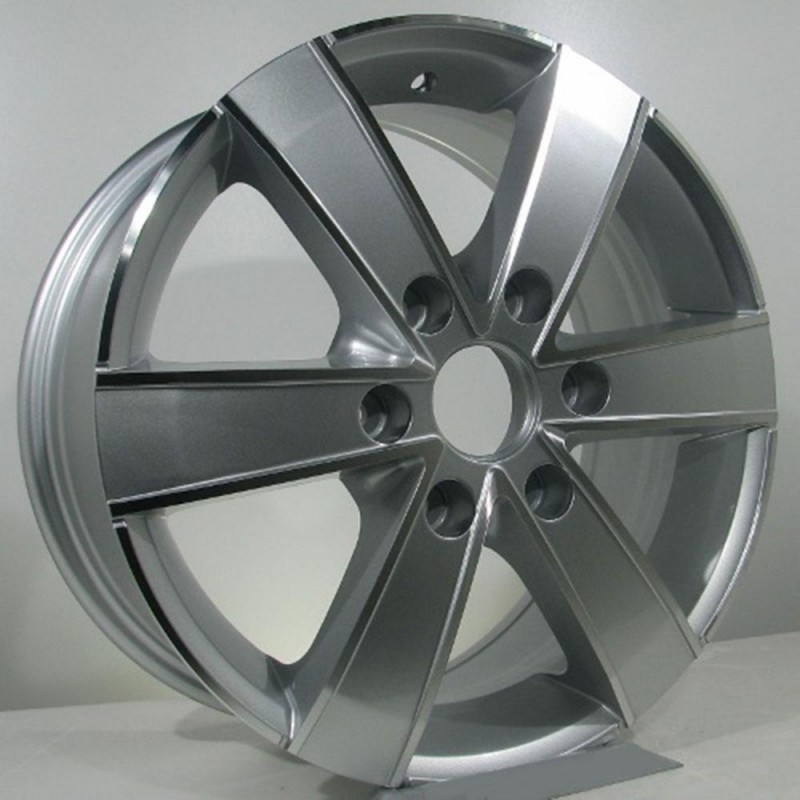 GUSTE 7X16 6X130 ET60 84.1 SILVER POLISHED