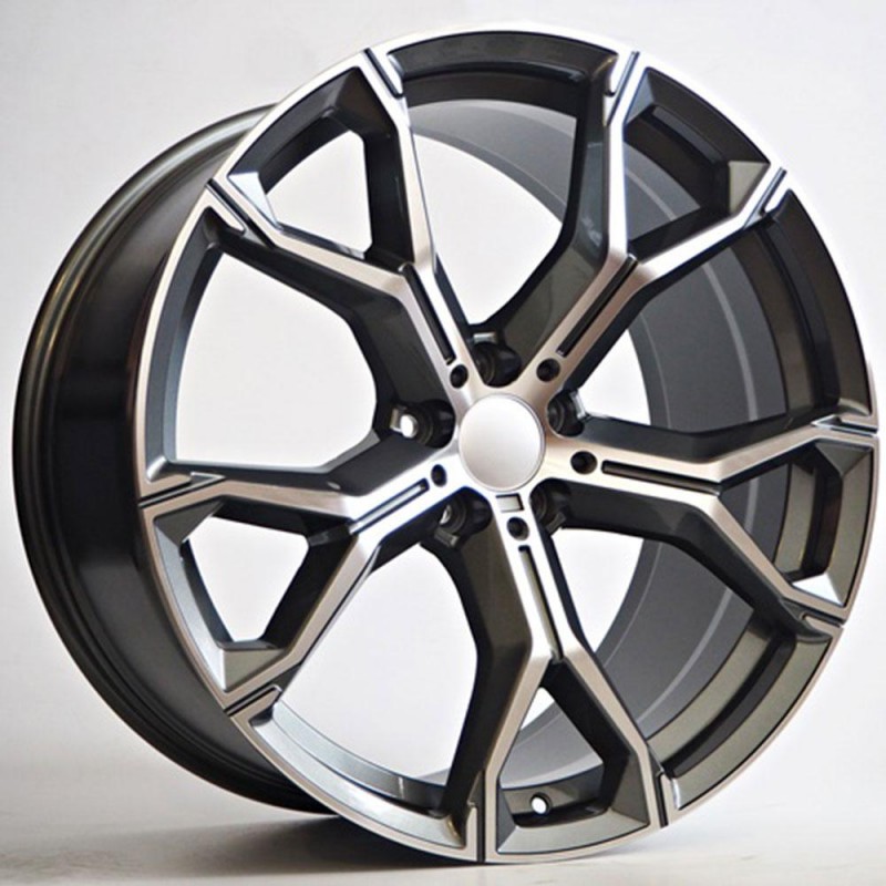 HARPER 10.5X21 5X112 ET43 66.45 ANTHRACITE POLISHED