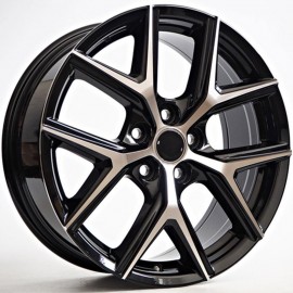 HEAT 7.5X18 5X114 ET45 67.1 BLACK POLISHED