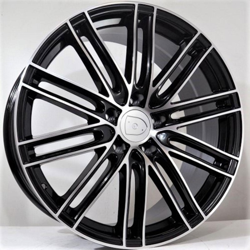 LUMENA 9.5X21 5X130 ET50 71.56 BLACK POLISHED