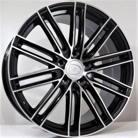 LUMENA 9.5X21 5X130 ET65 71.56 BLACK POLISHED