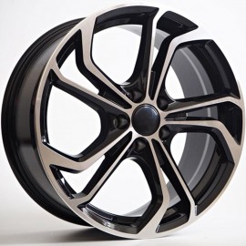 MAGNUS 7.5X17 5X112 ET45 57.1 BLACK POLISHED