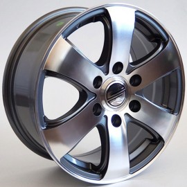 NULE 7X16 6X130 ET50 84.1 ANTHRACITE POLISHED