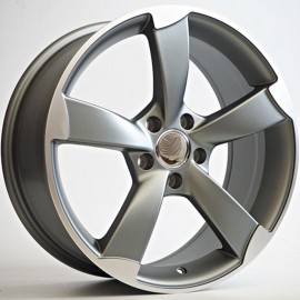 OMAN 7.5X17 5X100 ET35 66.45 ANTHRACITE MATT POLISHED