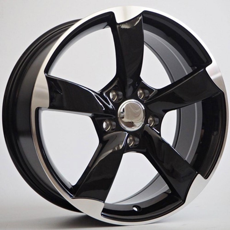 OMAN 7.5X17 5X112 ET40 66.45 BLACK POLISHED