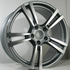 PUERTO 9X20 5X130 ET48 71.56 ANTHRACITE POLISHED