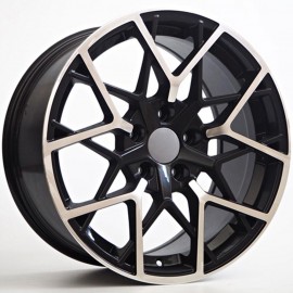 RAVEN 8X18 5X120 ET35 72.6 BLACK POLISHED