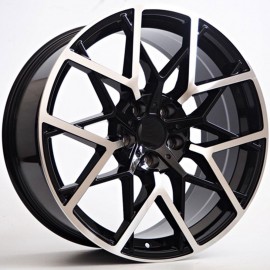 RAVEN 9.5X20 5X120 ET38 72.6 BLACK POLISHED