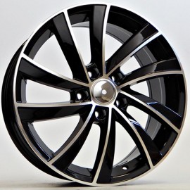 RIVA 7X17 5X112 ET43 57.1 BLACK MATT POLISHED