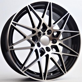 RIVALI 7.5X17 5X120 ET35 72.6 BLACK POLISHED