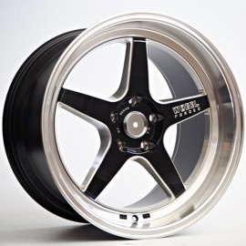 RKW35 10.5X18 5X114 ET18 73.1 BLACK LIP POLISHED