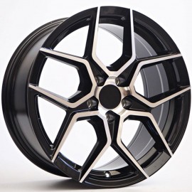 RKW60 8X17 5X108 ET35 63.4 BLACK POLISHED