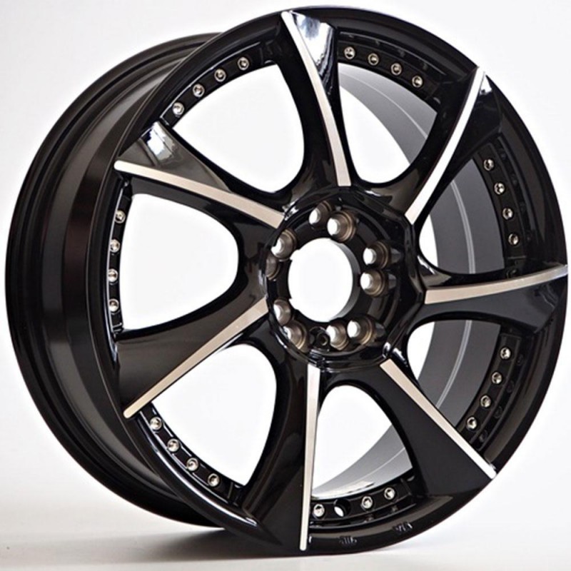 RKW62 7X17 10X100 ET45 73.1 BLACK POLISHED