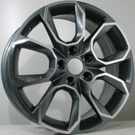 SILA 8X18 5X112 ET43 57.1 ANTHRACITE POLISHED