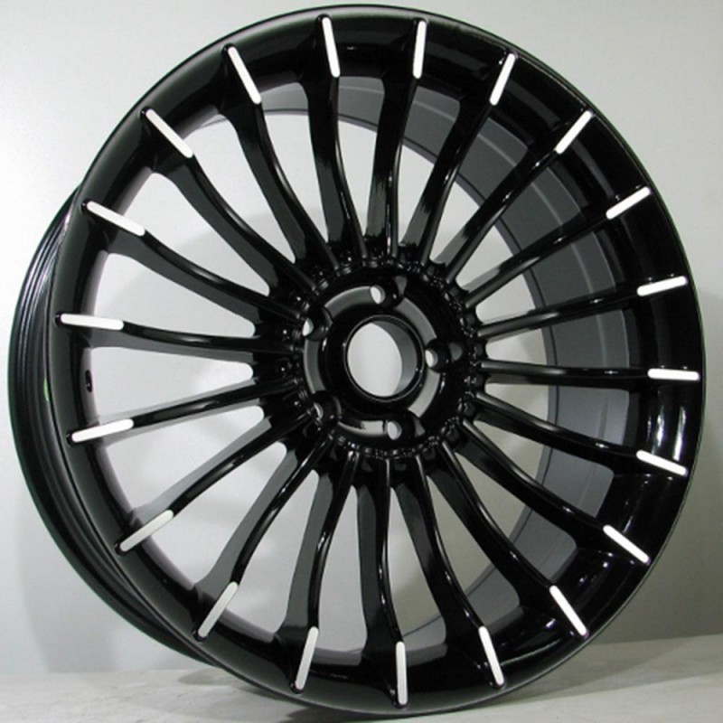 SPLIT 9.5X19 5X120 ET38 72.6 BLACK POLISHED