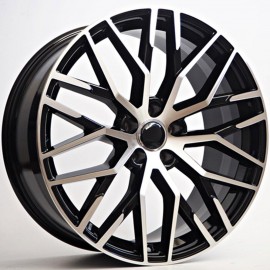 TORES 9.5X21 5X112 ET35 66.45 BLACK POLISHED