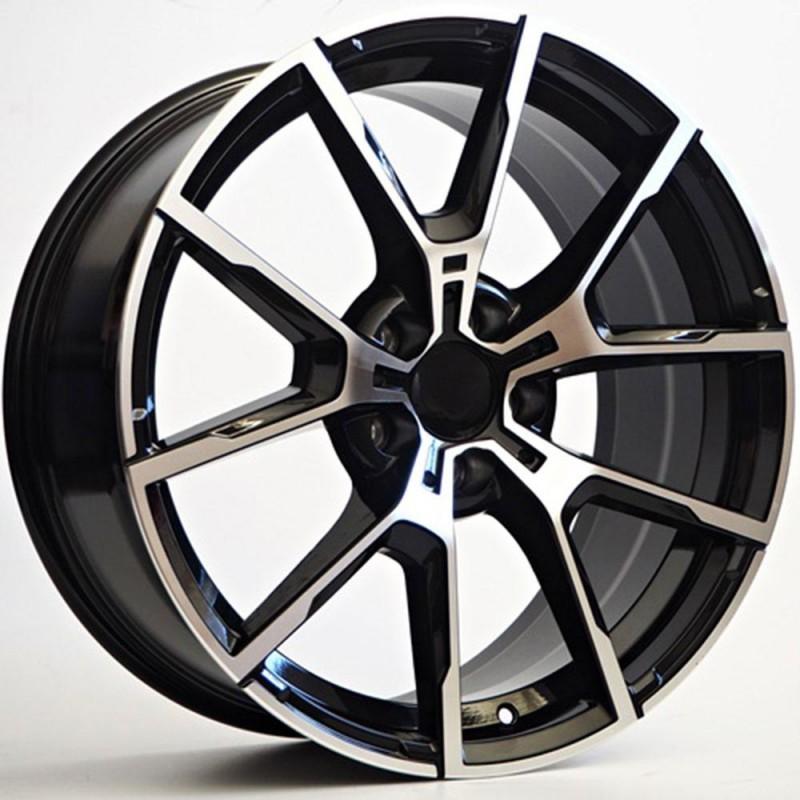 TORN 8.5X19 5X112 ET28 66.45 BLACK POLISHED