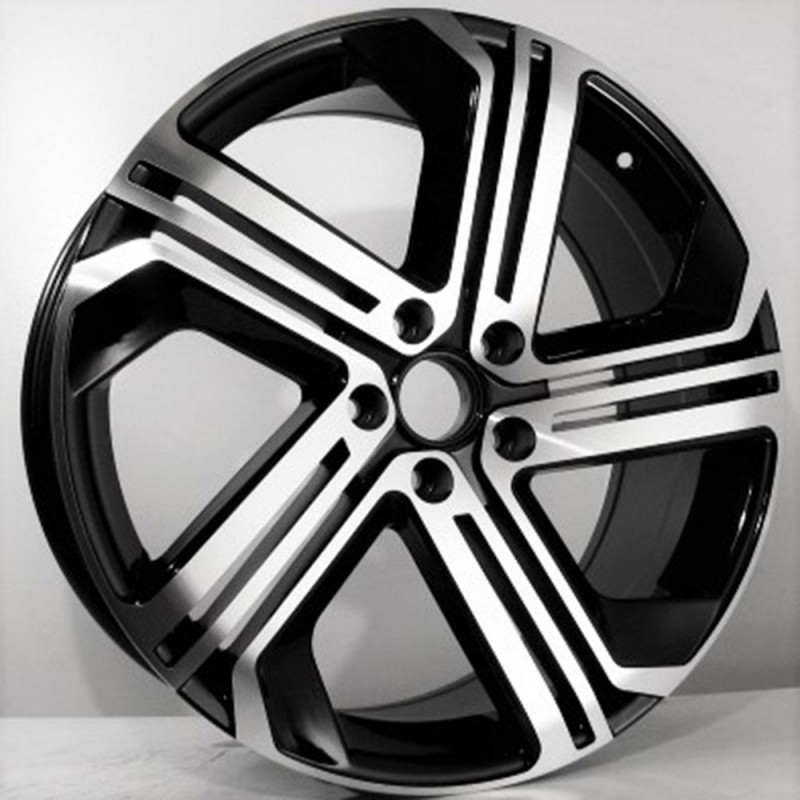 VORNO 8X19 5X112 ET45 57.1 BLACK POLISHED