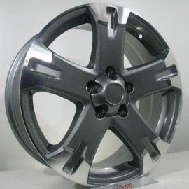 ZAGATOM 7X17 5X114 ET45 60.1 ANTHRACITE POLISHED