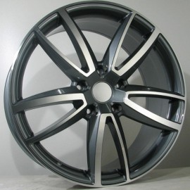 TERAGO 9X20 5X130 ET57 71.6 ANTHRACITE POLISHED