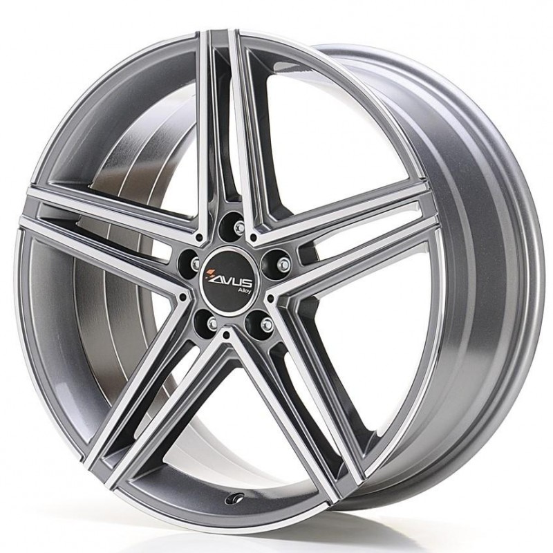 AC-515 8.5X19 5X112 ET35 66.5 ANTHRACITE POLISHED