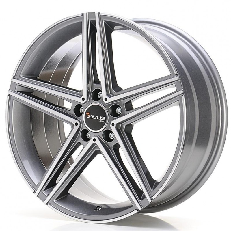 AC-515 8.5X18 5X112 ET35 66.6 ANTHRACITE POLISHED