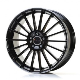 AC-M03 8X19 5X112 ET45 66.6 BLACK LIP POLISHED