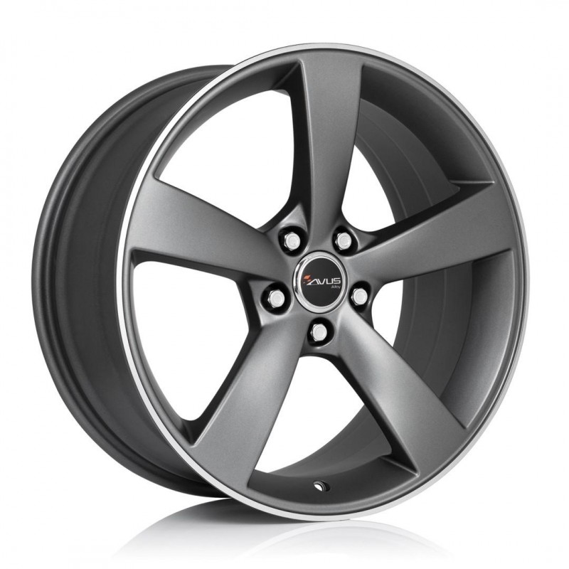 AF10 7.5X17 5X108 ET48 73.1 ANTHRACITE MATT POLISHED