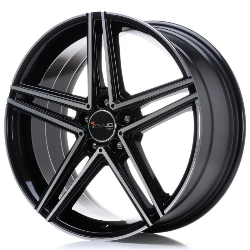 AC-515 7.5X17 5X112 ET36 66.6 BLACK POLISHED