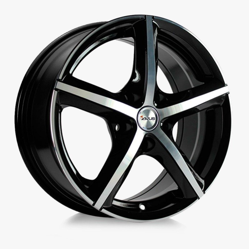 AF8 6.5X16 5X105 ET38 56.6 BLACK POLISHED