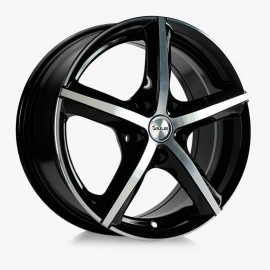 AF8 7.5X17 5X112 ET35 66.6 BLACK POLISHED