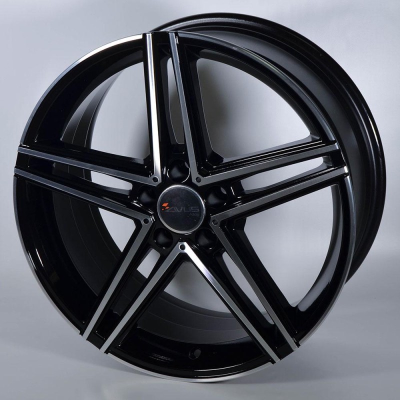 AC-515K 9.5X19 5X112 ET35 66.5 BLACK POLISHED