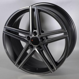 AC-515K 9.5X19 5X112 ET45 66.5 ANTHRACITE POLISHED