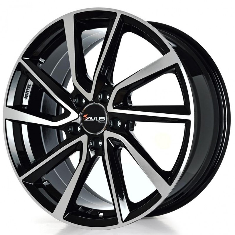 AC-518 7.5X17 5X112 ET42 66.6 BLACK POLISHED