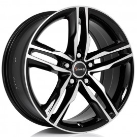 AF6 8X18 5X112 ET45 66.6 BLACK POLISHED