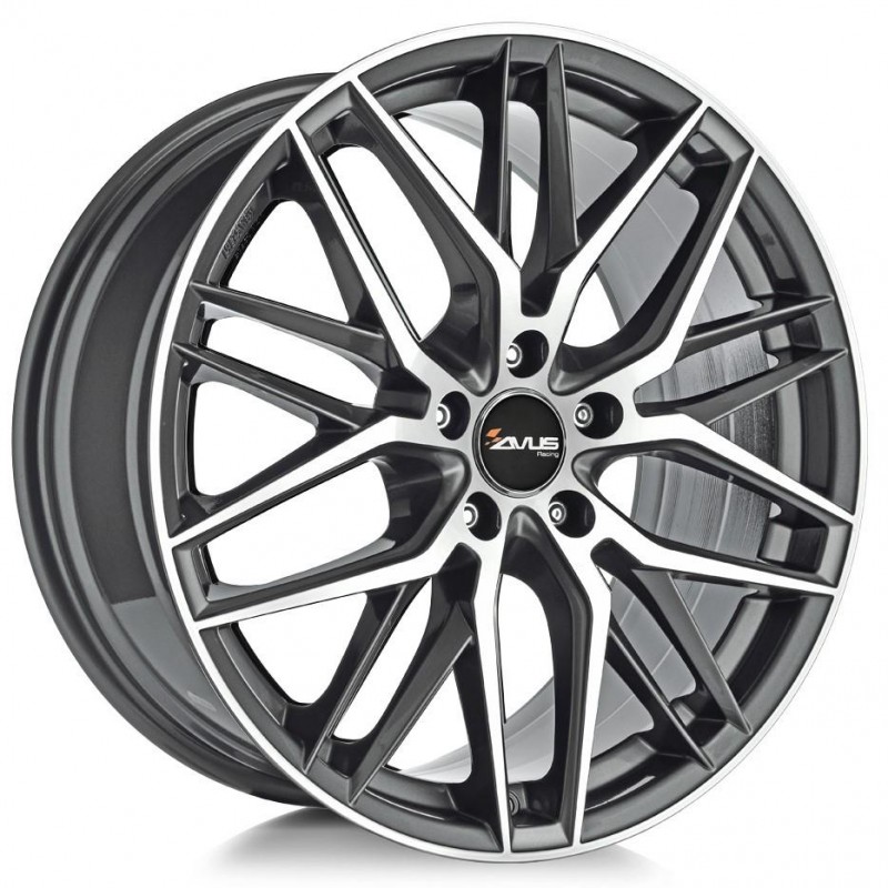 AF19 8X18 5X120 ET45 72.6 ANTHRACITE POLISHED