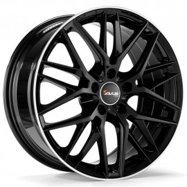 AF19 8.5X19 5X112 ET35 66.6 BLACK LIP POLISHED