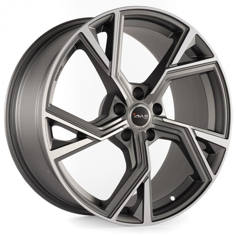 AF20 8.5X20 5X112 ET45 66.6 ANTHRACITE MATT POLISHED