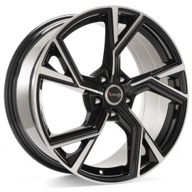 AF20 9X21 5X112 ET30 66.6 BLACK POLISHED