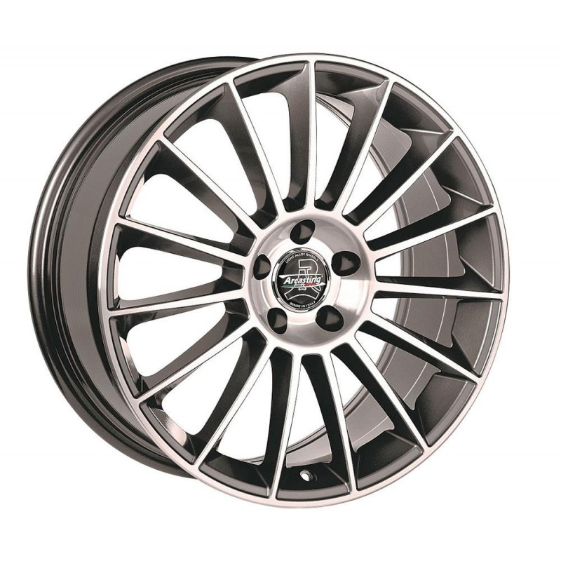 ARCASTING ICESTORM 8.5X19 5X112 ET35 66.6 ANTHRACITE POLISHED