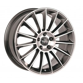 ARCASTING ICESTORM 8.5X19 5X112 ET45 66.6 ANTHRACITE POLISHED