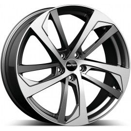 KATANA 8.0X18 5X112 ET45 66.45 ANTHRACITE POLISHED