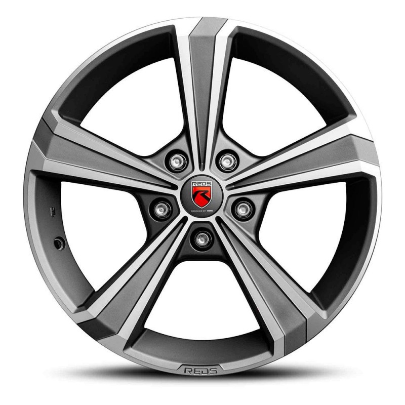 BLADE 7X16 5X100 ET42 72.3 ANTHRACITE MATT POLISHED