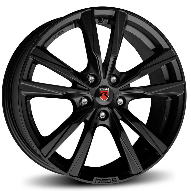 K2 6.5X15 4X100 ET38 72.3 BLACK MATT POLISHED