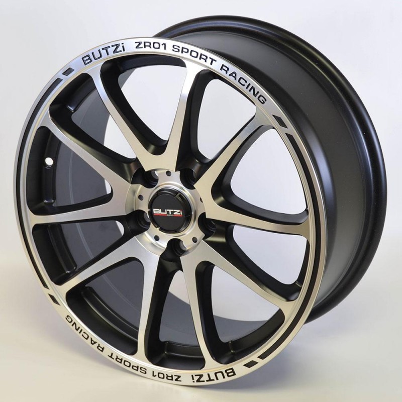 BUTZI ZR01 7.5X17 5 100 35 67.1 BLACK/MACHINED