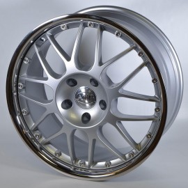 AVUS AC-M5 11.5X20 5X130 ET56 71.6 SILVER LIP INOX