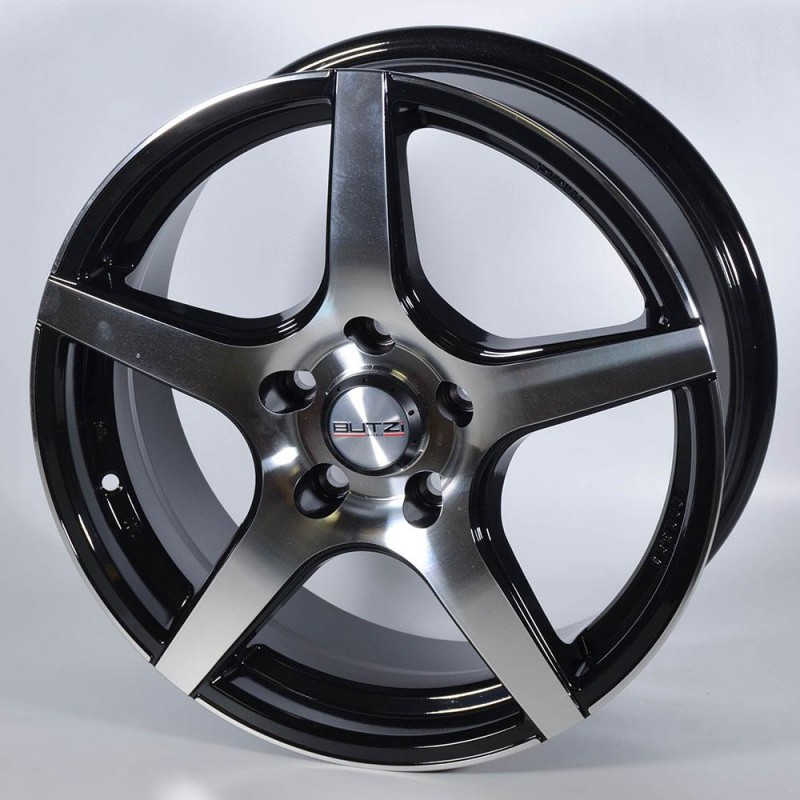 BUTZI IRON 6.5X15 4X100 ET35 67.1 PULIDA Y NEGRA