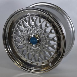 LENSO BSX 7,5X17 5X112 ET20 73,1 SILVER LIP POLISHED.