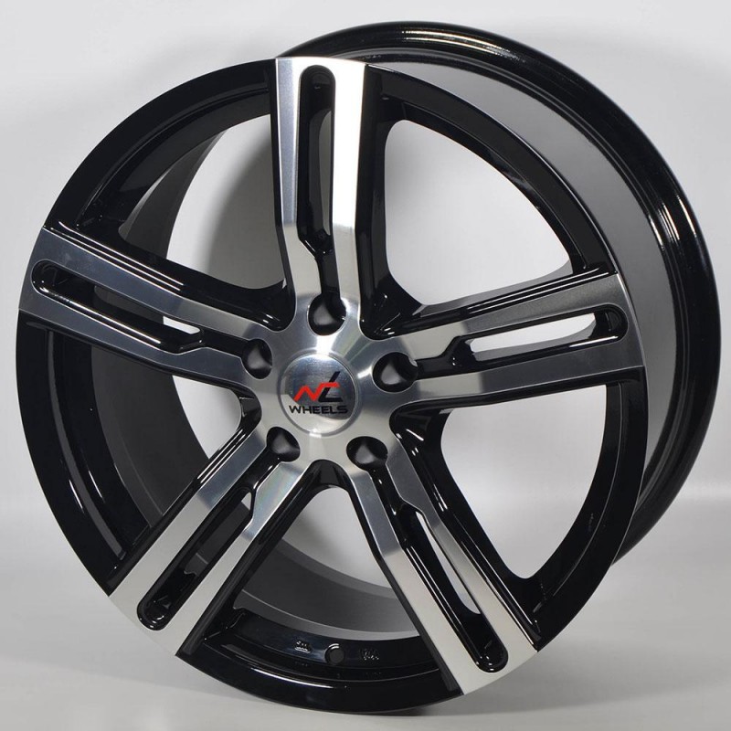 NT WHEELS KARGIN 6.5X16 5X118 ET45 71.1 BLACK POLISHED