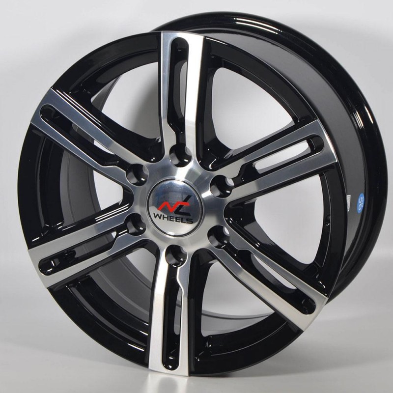 NT WHEELS KARGIN6 7X16 6X130 ET50 84.1 BLACK POLISHED